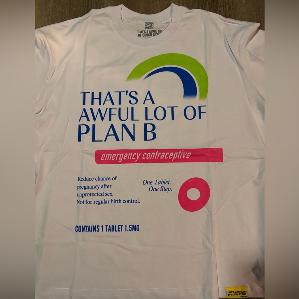 Awful lot of cough syrup Multiple tees taking orders only at this time
